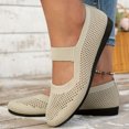 thumbnail image 6 of Women's Breathable Knit Flats, Soft Mary Jane Mesh Ballet Flat Shoes Comfortable Ballerina Flats Dressy Washable Summer Shoe Slip on Casual 42, 6 of 8