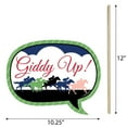 thumbnail image 3 of Big Dot of Happiness Funny Kentucky Horse Derby - Horse Race Party Photo Booth Props Kit - 10 Piece, 3 of 6