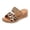 Camouflage, variant on Espadrilles for Women Slip on Wedge Sandals Open Toe Leopard Print Breathable Braided Band Casual Beach Shoes Slides Brown Size 6