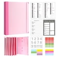 thumbnail image 4 of Document Organizer Binder Large Capacity Binder Organizer Folder for Important Documents Cute Binder with Labels Blue Thick 5cm, 4 of 8