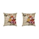 thumbnail image 4 of Funda de almohada de flores decorativa Moyic, fundas para cojines y almohadas decorativas kztym001-5 2Conjunto, 4 of 6
