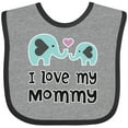 thumbnail image 3 of Inktastic I Love My Mommy Boys or Girls Baby Bib, 3 of 4