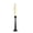 Black03, variant on Deeceymbur Resin Skull Candle Holder Gothic Tabletop Ornament for Halloween Party Atmosphere