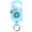 Light Blue, variant on Solivara Retractable Keychain Badge Reel Carabiner Anti Lost For Id Holder Access Control And Fishing Home(Grey,As Shown)