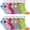 2-Tone with US Flag, variant on 12-Pairs Women's Ankle Athletic Low Cut Socks Colorful Mixed Solid Lightweight Casual Cat Faces