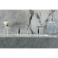 thumbnail image 3 of Kingston Brass KB8961CML Manhattan Two-Handle 3-Hole Deck Mount Widespread Bathroom Faucet with Pop-Up Drain in Polished Chrome, 3 of 8