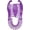 Purple, variant on Motique Accessories Flexible Interlocking Banana Hair Clip Clincher Two Sides Hair Comb - Purple