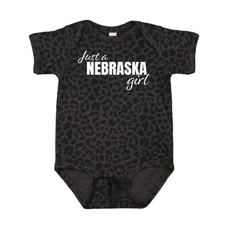 

Inktastic Just a Nebraska Girl Born and Raised Gift Baby Girl Bodysuit