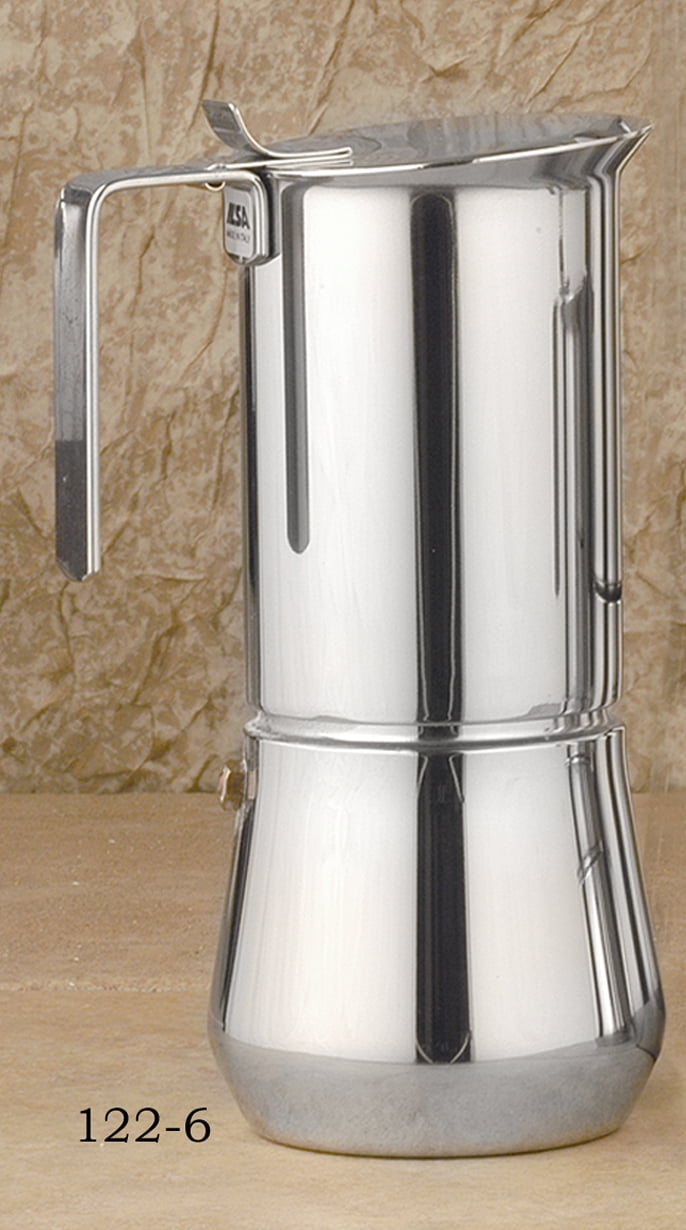 ILSA Stainless steel stove top, 6 cup