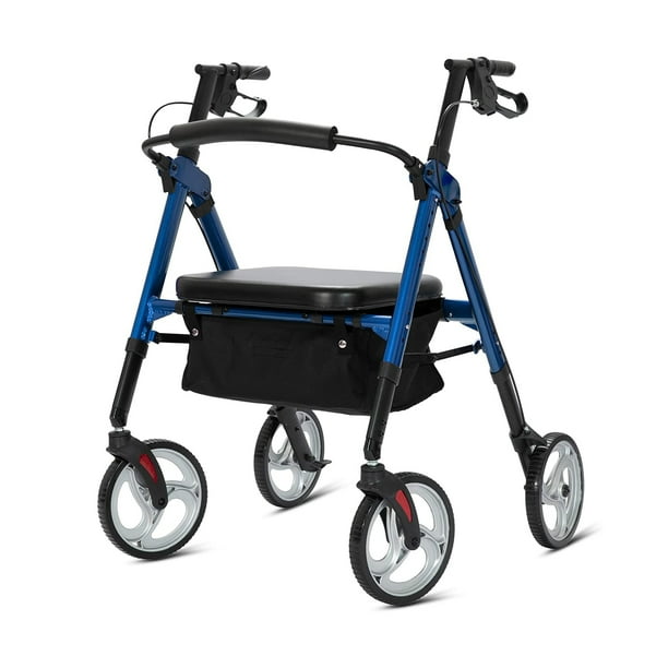 ELENKER Heavy Duty Rollator Walker Bariatric Rolling Walker for Seniors