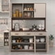 thumbnail image 3 of Zocalo Alacena de Cocina 120 cm con 3 Cajones y Gabinetes de Almacenamiento, Beige, 3 of 11
