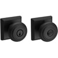 thumbnail image 2 of Baldwin Reserve ENTRATSR190 Entry Traditional Knob and Square Rose with 6AL Latch and Dual Strike Satin Black Finish, 2 of 4