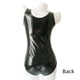 thumbnail image 2 of Traje de baño de cuero PU brillante con espejo para mujer, traje de baño de una pieza con triángulos para actuaciones en discotecas, traje de baño ajustado de corte bajo, 2 of 4