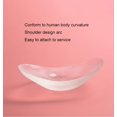 thumbnail image 2 of ORUYROP GEJIAG 6 Pieces/3 Pairs Soft Anti-Slip Shoulder Pads Invisible Breathable Silicone Shoulder Pad Sticky Pad for Shoulder Slip Height Enhancer（Transparent）, 2 of 4