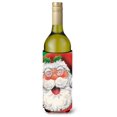 thumbnail image 1 of ""Caroline'S Treasures Jolly Santa Claus Botella De Vino Koozie Hugger 750 Ml Multicolor"", 1 of 1