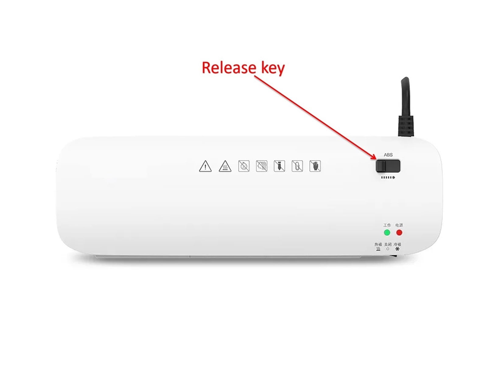 Roll Hot & Cold Laminator Machine Professional Office A4 Paper Document Photo