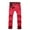 Deep red, variant on Womens Ski Pants Cargo Hiking Pants Thick Pants Slim Outdoor Windproof Ski Pants Green