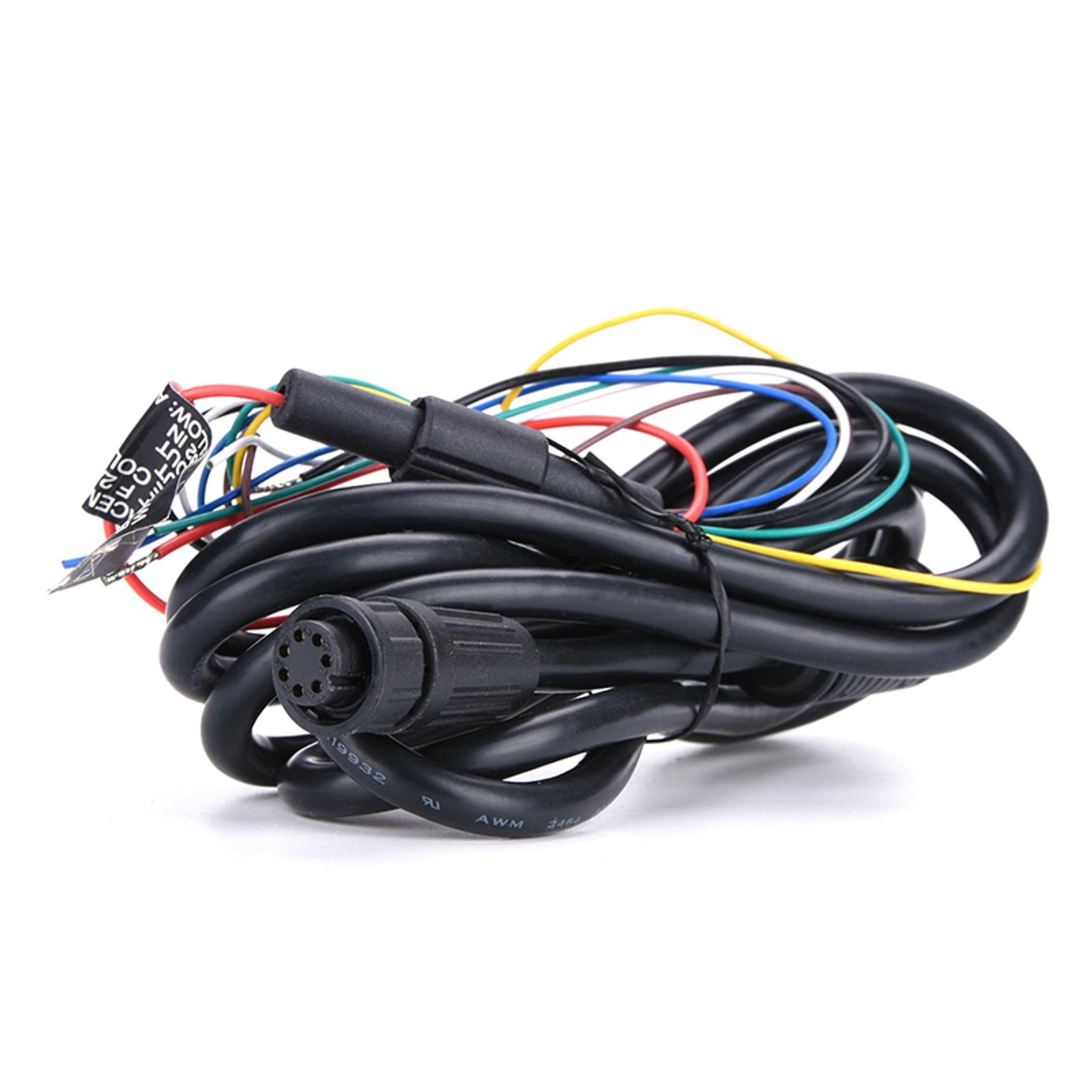 GUYUTING For Garmin GPSMAP 128/152/192C/580 Power Cable 7-Pin for Direct DC Connection
