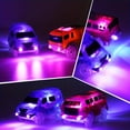 thumbnail image 4 of QJUHUNG Tracks Cars only Replacement  Race Cars for Tracks Glow in the Dark  Light up Racing Car Track Accessories with 5 Flashing LED Lights  Compatible with Most Tracks for Kids Boys an, 4 of 5