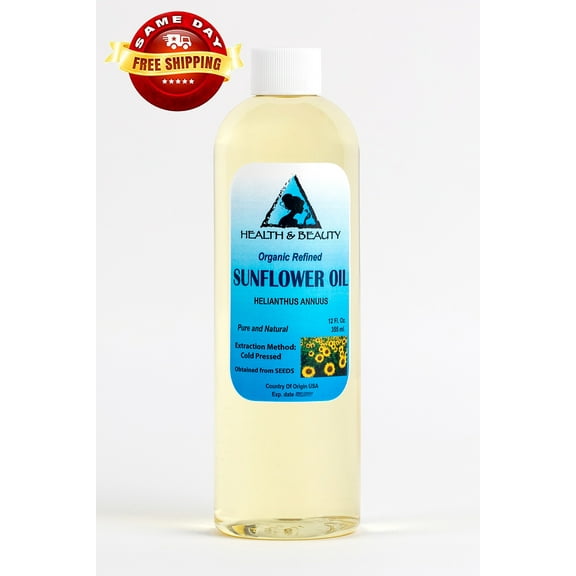 SUNFLOWER OIL REFINED ORGANIC CARRIER COLD PRESSED PURE 24 OZ