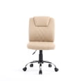 thumbnail image 2 of Genesis Task Stool Armless Desk Chair, 18"-22" Adjustable Height for Home Office, Bar, Manicure Technician Stool Nail Salon, Khaki, 2 of 6