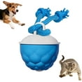 thumbnail image 1 of Interactive Dog Toys Touch Activated Bouncing & Jumping Dog Ball with Rope, Smart Automatic Rolling Toy, USB Rechargeable, Squeaky Doggie Toys to Keep Them Busy (Blue), 1 of 1