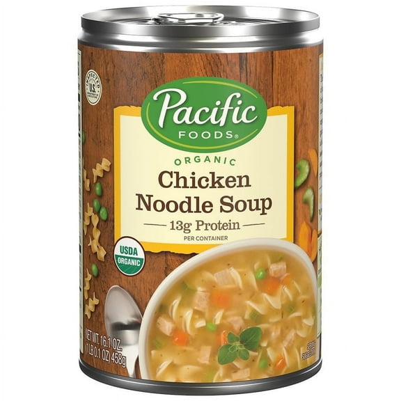 Pacific Foods Organic Soup Chicken Noodle 16.1 oz Pack of 2
