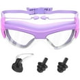 thumbnail image 1 of EASTIN Enfants Lunettes de Natation Anti-Brouillard Claire Lunettes de Natation Confortables Lunettes de Natation de Piscine avec Sangle Réglable pour les Enfants Garçons Filles Violet, 1 of 10