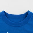 thumbnail image 2 of Vedolay Trendy Tops For Boy T-Shirts Boys and Girls Casual Tops Comfortable Short Sleeve Tees,Blue 1-2 Years, 2 of 5