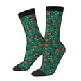 thumbnail image 1 of Fotbe Good Luck Ladybug Calcetas Largas con Estampado para Hombre y Mujer – Calcetas de Compresión Transpirables y Elásticas, Viajar y Uso Diario Talla 5-11, 1 of 6