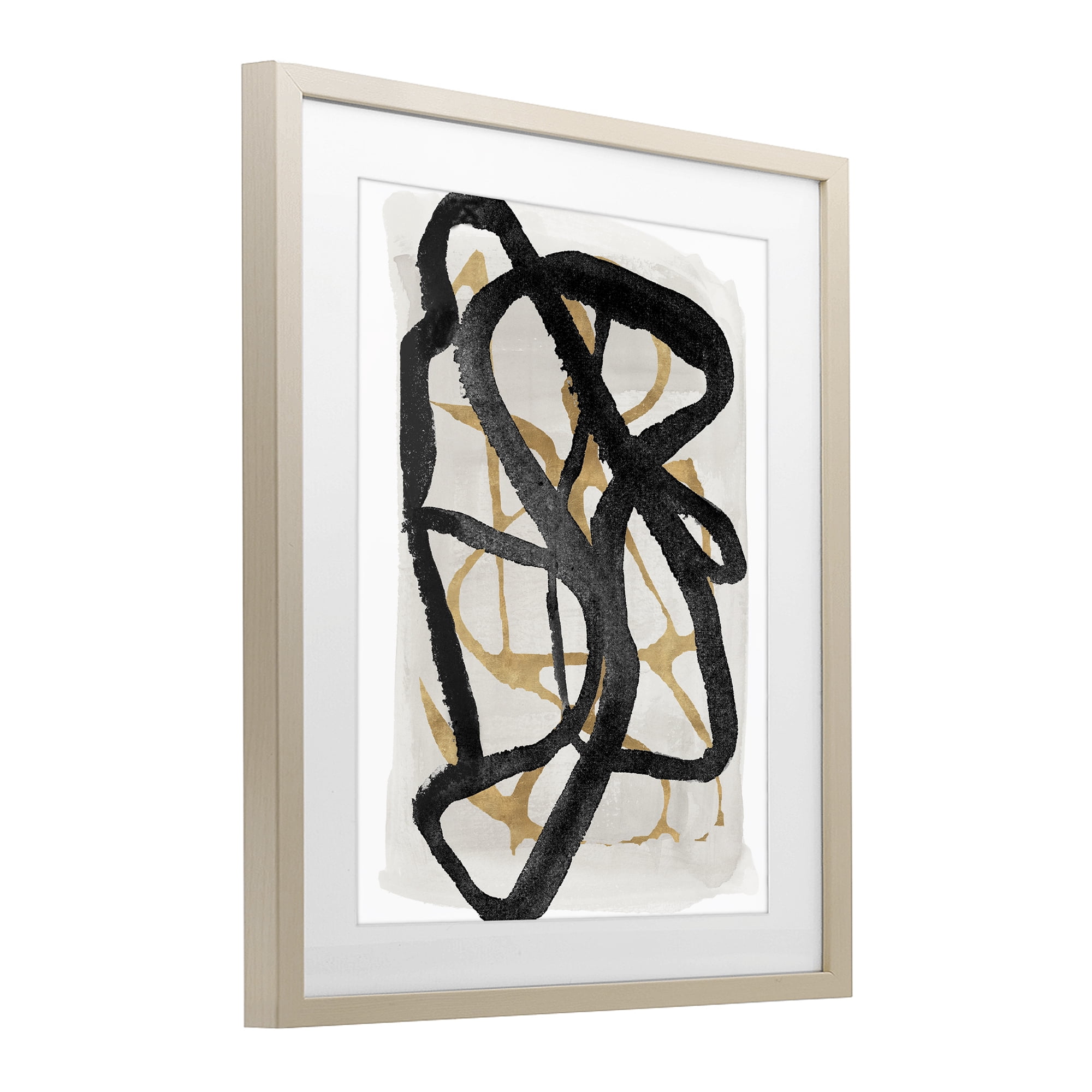 Stupell Industries Expressive Hindsight in Black Birch Framed Print Under Glass, design by Lucille Price