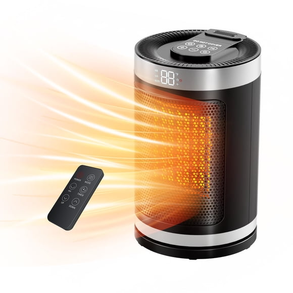 Calentador portátil eléctrico Space Heater Feculs con termostato de 1500 W