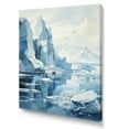 thumbnail image 2 of Designart "Arctic Majesty Blue Iceberg" Nautical & Beach Wall Art Living Room, 2 of 5