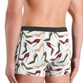 thumbnail image 4 of Men's Boxer Briefs, high-heeled shoes cute print Soft Comfy Mens Underwear Boxer Briefs Breathable With Widen Waist, 4 of 7