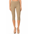 thumbnail image 4 of 3 Pack Women's High Waisted Capri Jegging Stretch Jean Style Capris Size S -3XL Inseam 20", 4 of 6