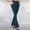 Navy women high waist flare trousers with pockets a1, variant on Women's High Waisted Flare Leg Trousers with Pockets Solid Elegant Long Pants for Office Work Lounge Casual Business Wear, Purple S