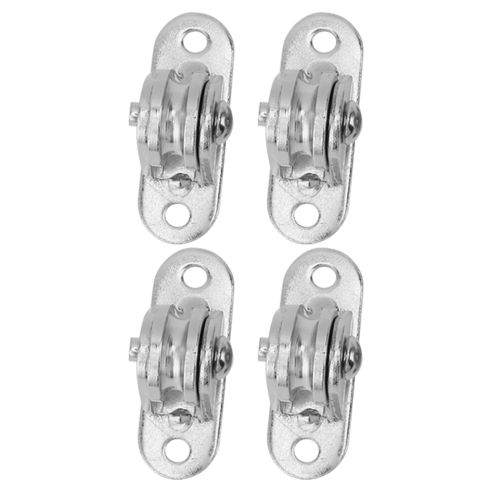 Petit Bloc De Poulie Acier Inoxydable 176 Lbs - Poulie Silencieuse Murale/Plafond Pour Corde Jusqu'à 6 Mm