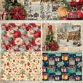 thumbnail image 5 of Handmade Scrapbook Art Craft Paper, A5 Size 16 Sheets Single Sided Special Origami Paper for Scrapbooking Junk Journal Journaling Supplies DIY CardStock Materials, 5 of 6