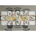 thumbnail image 6 of Decozen Placemats Set of 8 for Dining Table - Plastic Rectangular Vinyl, PVC, 18"x12" - Dark Brown, 6 of 9