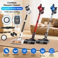 thumbnail image 2 of Cordless Vacuum Cleaner High Suction, 35Kpa Powerful Stick Vacuum With 45min Runtime, Cleaning Supplies, Anti-Tangle Vacuum Cleaners For Home, 8 In 1 Handheld Vacuum For Hardfloor & Carpets Pet Hair, 2 of 12