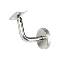 thumbnail image 4 of Jinsinto Set of 4 Pieces Handrail Brackets, 304 Stainless Steel Stair Railing Bracket for Stair Railing-60*80mm, 4 of 4