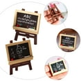 thumbnail image 4 of Easel Dollhouse Kit Miniature Chalkboard Child Scene Accessories Wooden Easels Furniture, 4 of 6