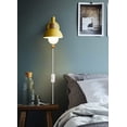 thumbnail image 4 of FSLIVING Macarons Romantic Warm Yellow Wall Sconces with 2 Lights E26 Plug-In, 4 of 7