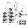 thumbnail image 7 of White Bigfoot and Tree Pattern Apron-Garden Aprons for Women with Pockets-Cotton Linen Waterproof Kitchen Cooking Gardening Aprons Adjustable for Kitchen,Cooking,BBQ and Salon 33x27 Inch, 7 of 7
