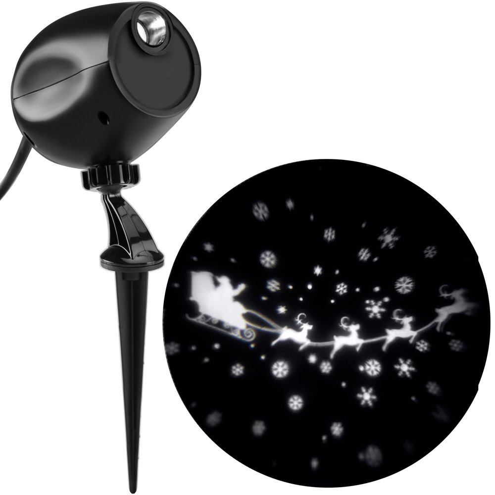 Lightshow ProjectionSpintastic ProjectorSanta with Sleigh by Gemmy