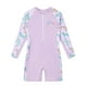 thumbnail image 1 of Odeerbi 2-12 Años Traje de Baño de Una Pieza Para Niñas Traje de Baño Con Cremallera Traje de Baño Hawaiano de Manga Corta Traje de Baño Con Cremallera, 1 of 5
