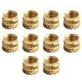 thumbnail image 2 of 10Pcs Threaded Brass Inserts Metal Heat Set M2-M6 Screw Inserts For 3D Printing Hardware Fasteners High Quality Tool Accessories, 2 of 7
