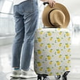 thumbnail image 2 of Small Yellow Lemon Fruits GreenLeaves Pattern Luggage Cover Fashion Suitcase Cover Baggage Covers Fit 25-28 Inch Luggage (Go Travel), 2 of 5