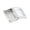 B, variant on Eolstice Rectangular Tin Storage Box, Clear Window Lid, Portable Metal Organizer Case, for Jewelry Press-On Nails Crafts, Multi-Purpose Storage Container