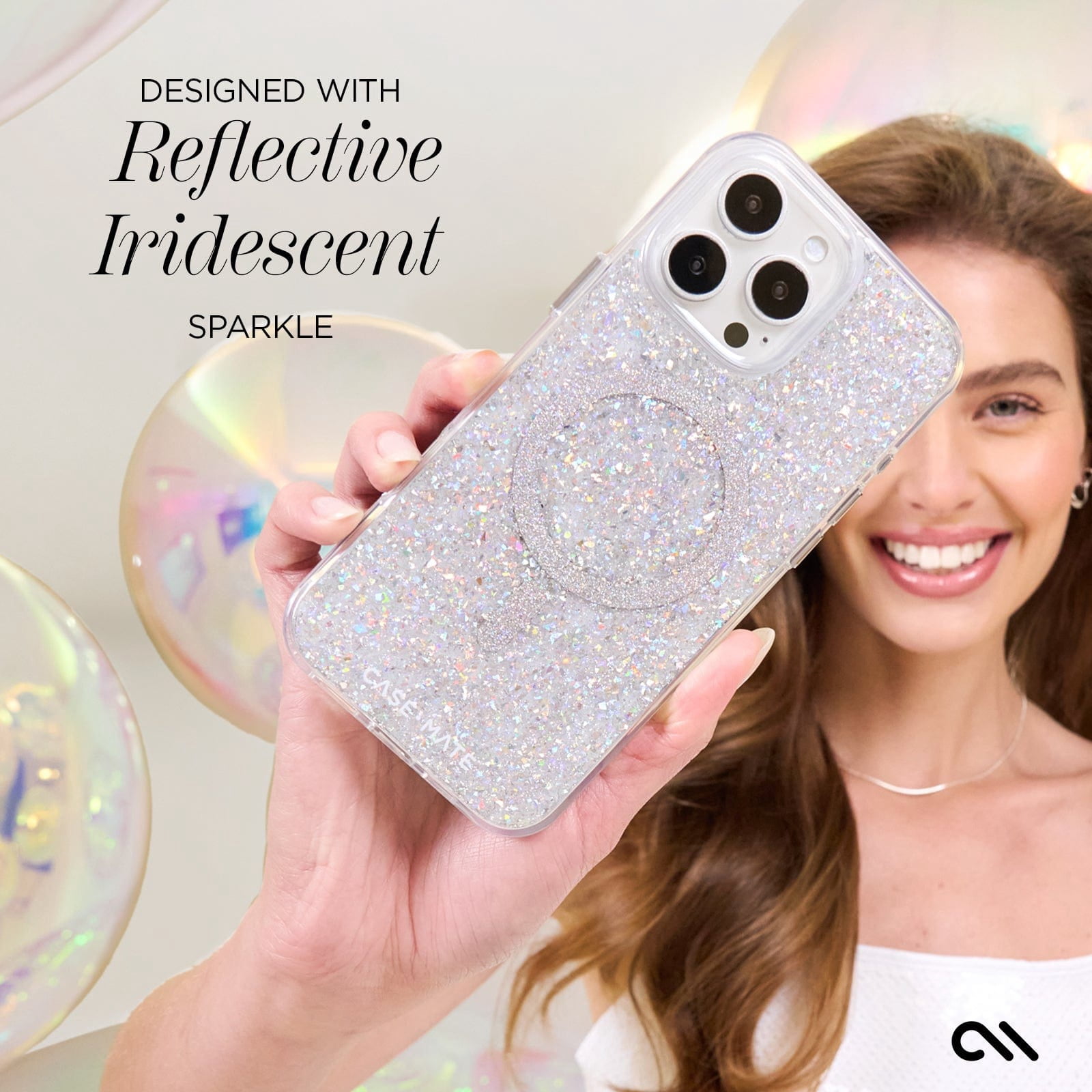 Case-Mate Apple iPhone 16 Pro MagSafe Compatible Case - Twinkle Disco